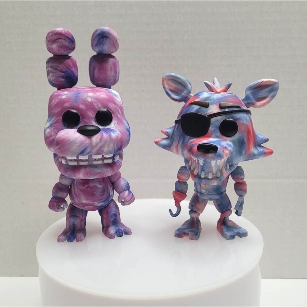 Funko Five Nights at Freddy's Tie-Dye Figure Lot Bonnie Foxy